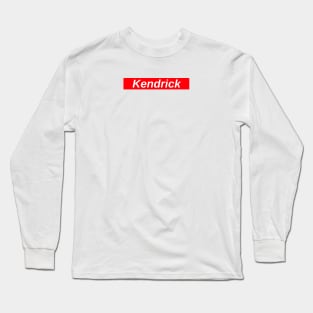 Kendrick Lamar // Red Box Logo Long Sleeve T-Shirt